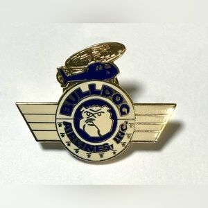 Collectible “Bulldog Airlines Inc” Pilot’s Wing Pin. Unique and Rare